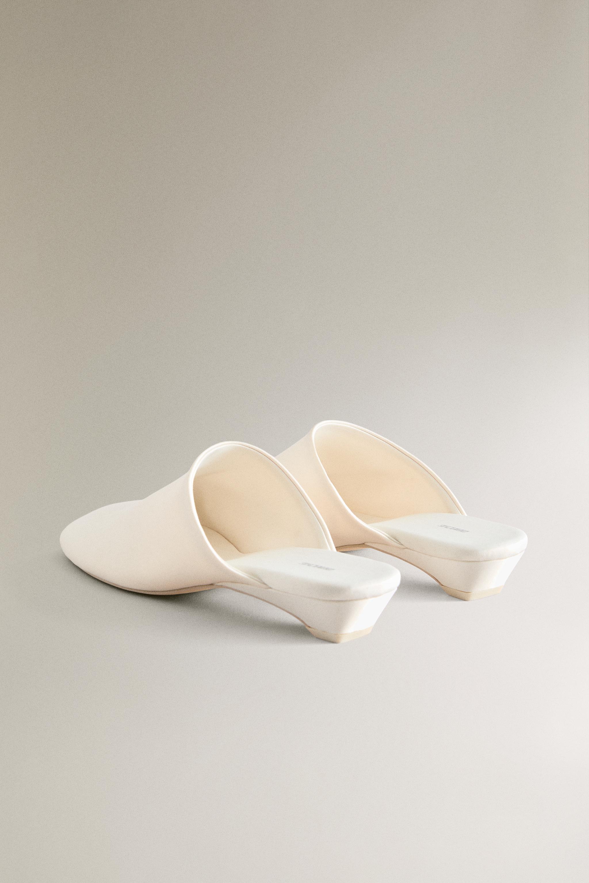 SATEEN HEELED MULES